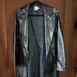 Princess Polly Leather Trench coat